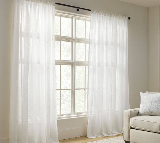 Sheer Linen Drapes